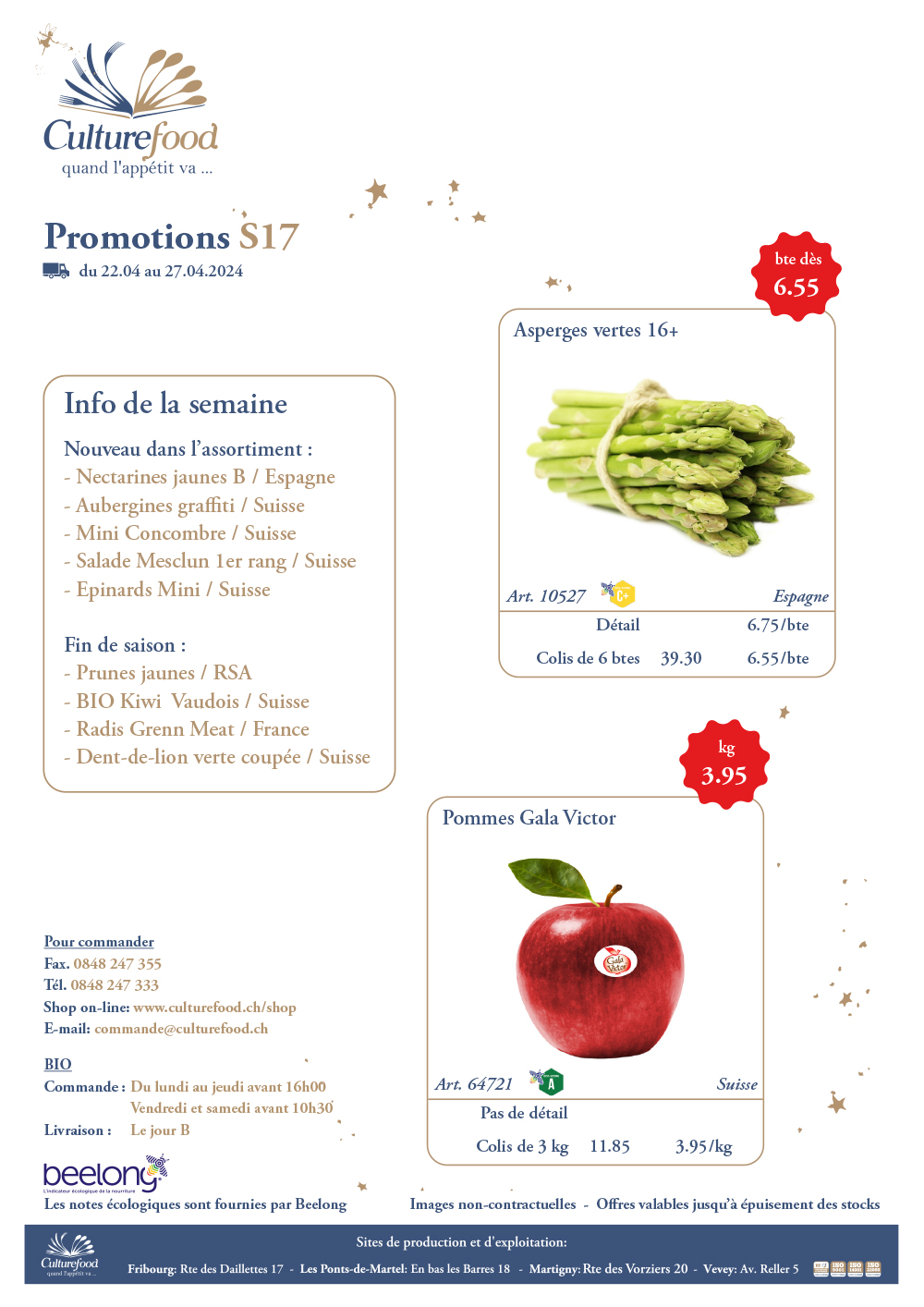 Promotions Semaine